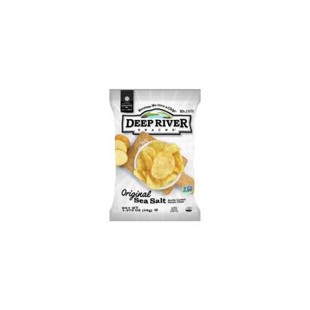 DEEP RIVER SNACKS Kettle Potato Chip Original Sea Salt 1.375 oz., PK48 10017